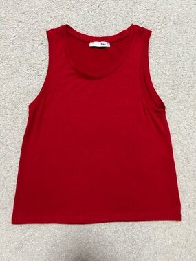 Wilfred Red Sleeveless Tank Top